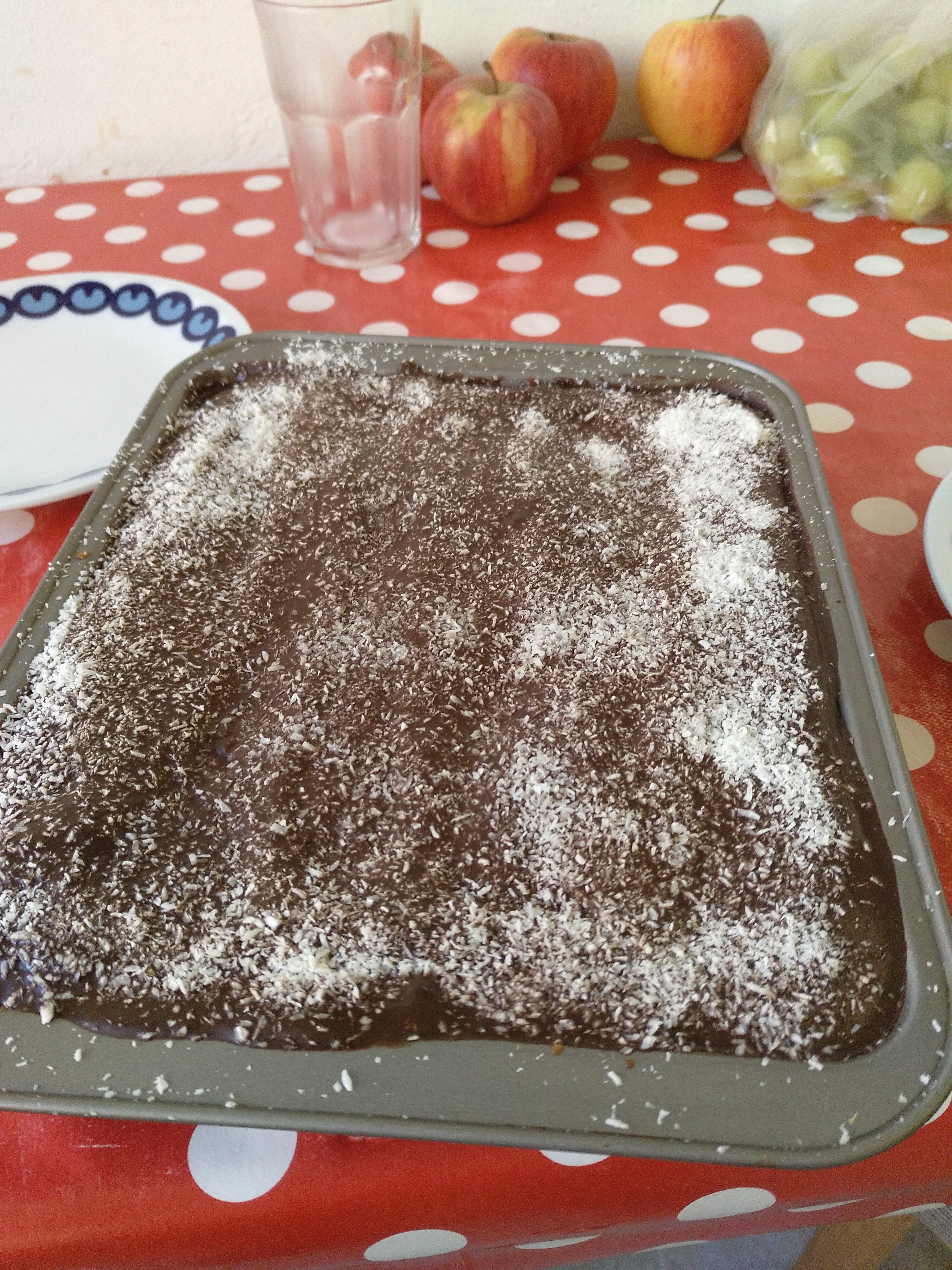 Geht als Blechkuchen oder in Springform